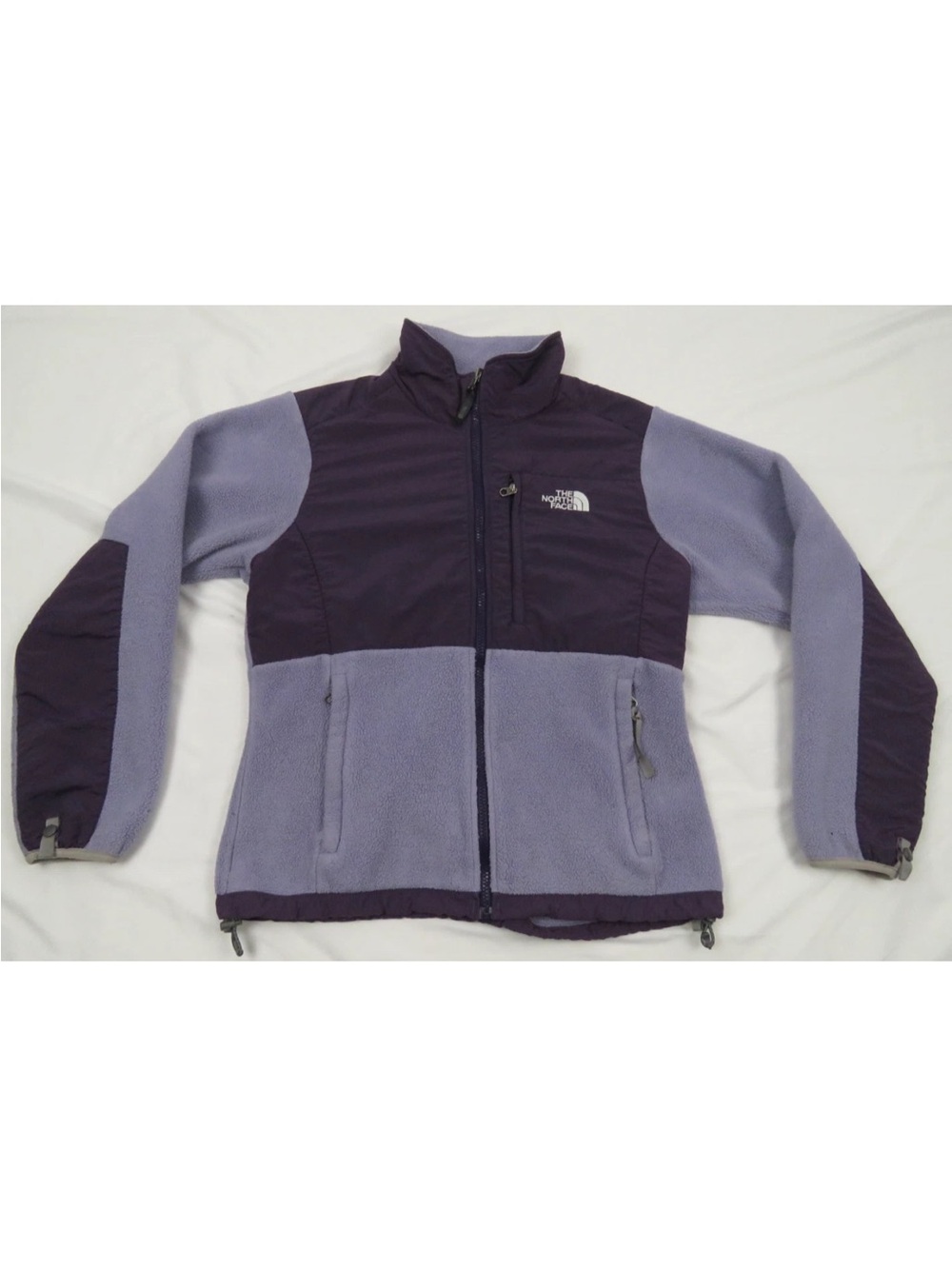The North Face TNF Polartec Denali Fleece Purple Womens Full Zip Coat Jacket M